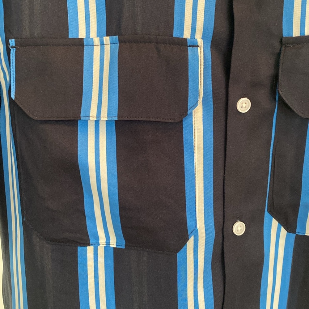H&M / Men's Blue Striped Shirt / Small - Picture 4 of 11